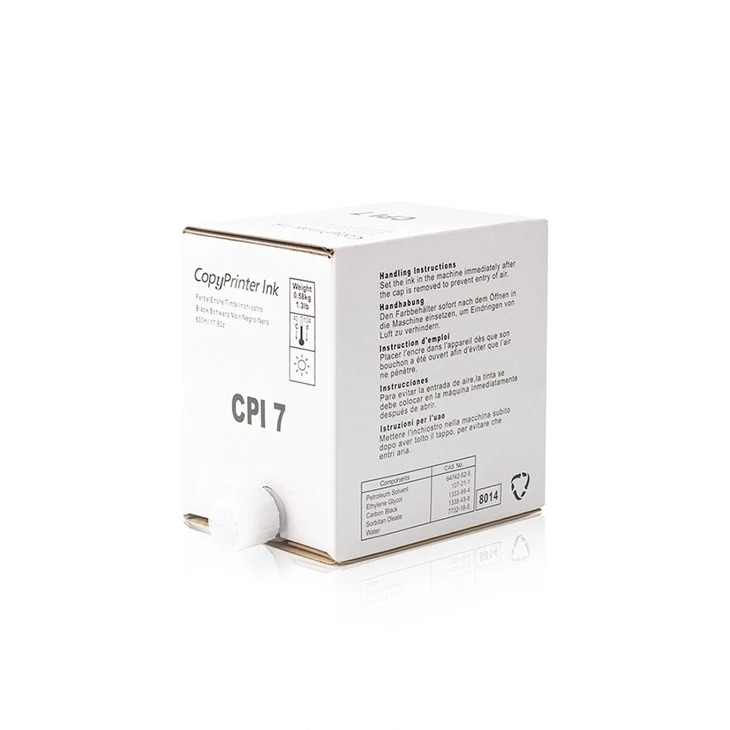 600ML CPT3/CPI7/≠JP-12 Ink G4≠JP-30(A3) Printing Paper For Kish 5438 Riso JP3810 Printer