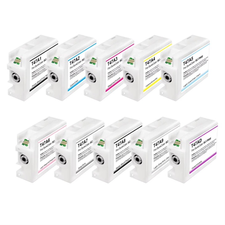 80ML T47A1-T47A9 T47AD P900 Compatible Ink Cartridges For EPSON SC-P900 factory